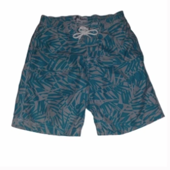 Men's Trunks Surf & Swim Co Aqua Tropical Swimsuit - Picture 1 of 9
